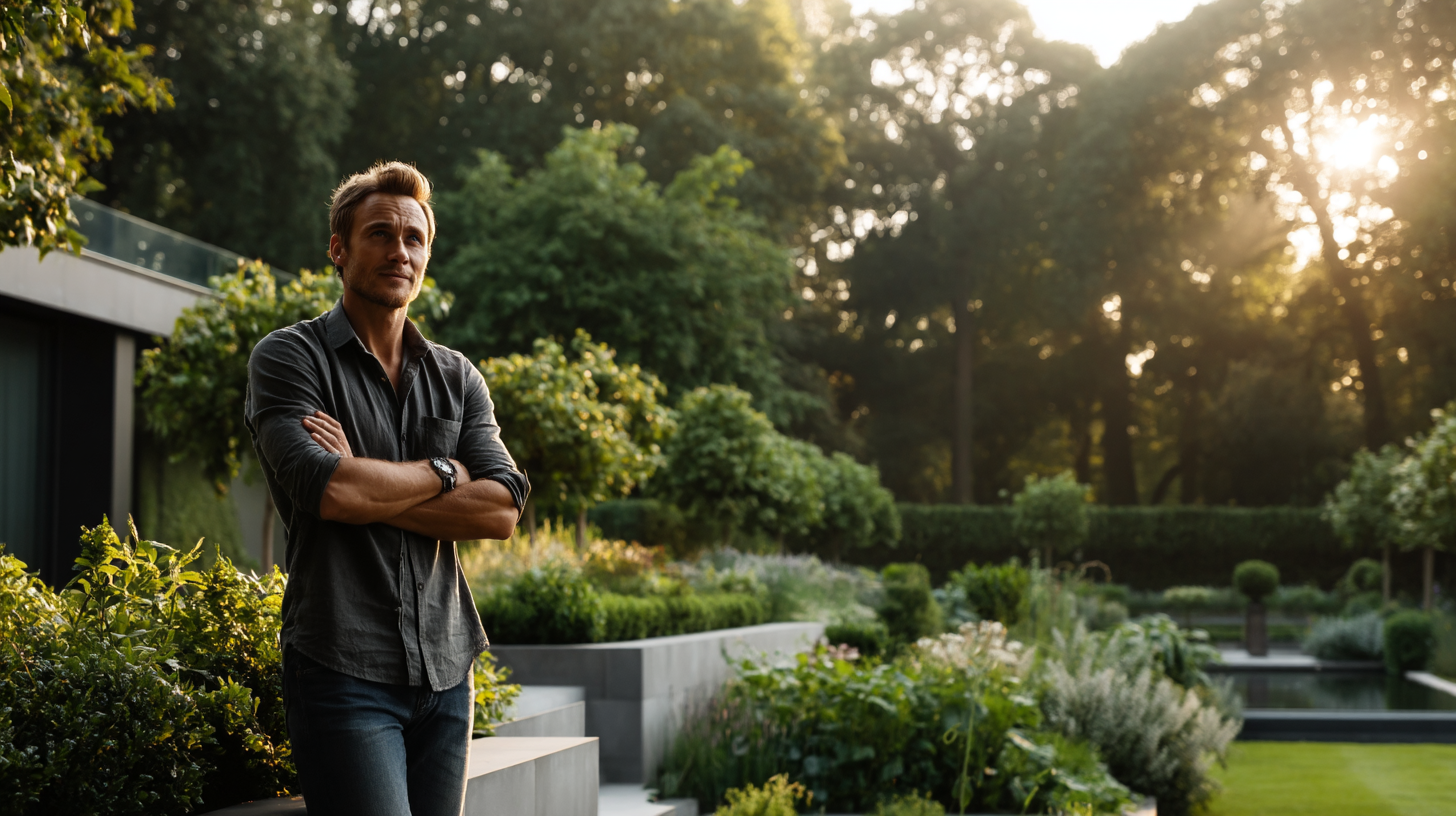 Modularer Garten mit Hochbeeten, Rasenkanten, Schneckenschutz und Kieswegen – präzise gestaltetes Gartensystem mit funktionalem Design