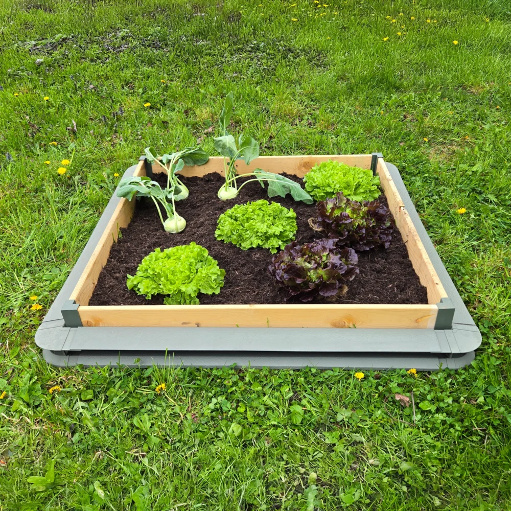 Beeteinfassung Einfassung Holz 100x100cm – Bild 4