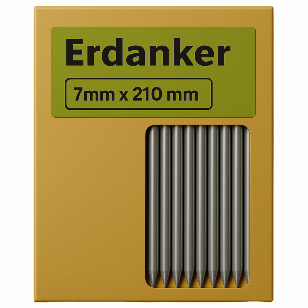 Soil nail 7x210mm 100pcs. - Image 2