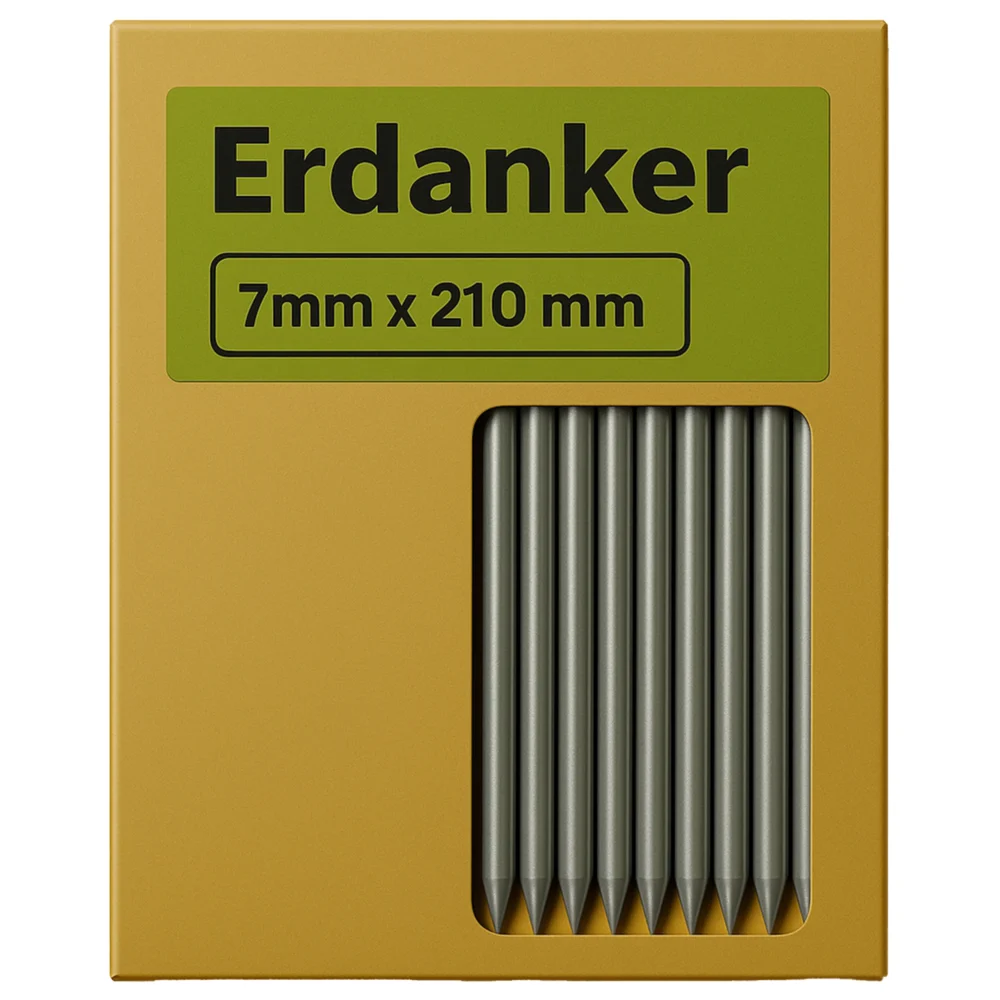 Erdnagel 7x210mm 100Stk. – Bild 2