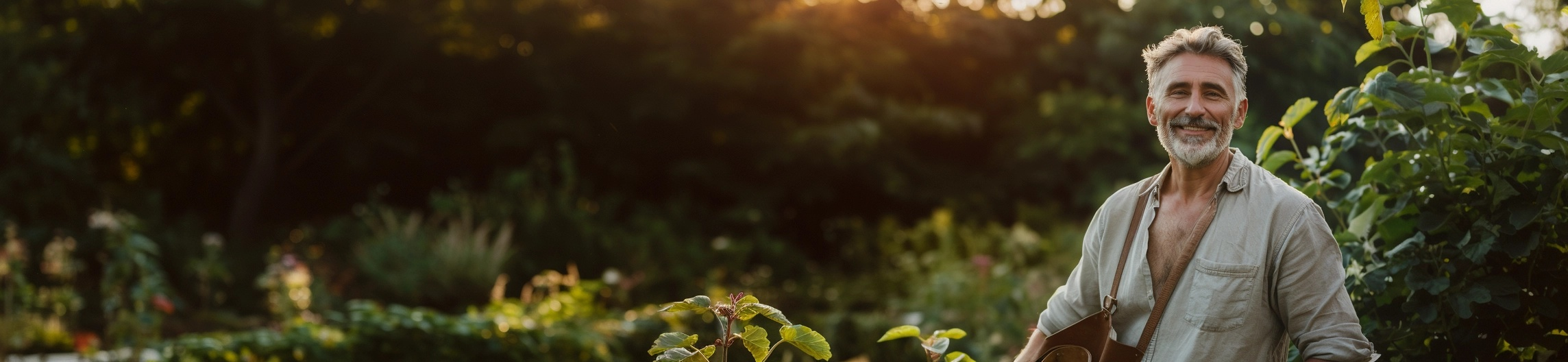 Gardo, der Mentor von AdamGard, übermittelt dir Versprechen von AdamGard für den perfekten Gartenbau
