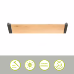Wooden Garden Bed Edging 100cm straight