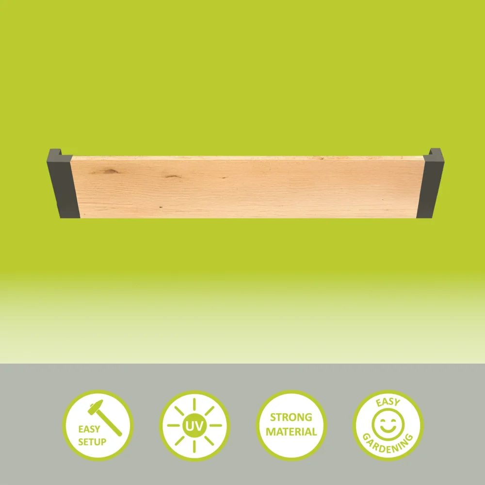 Beeteinfassung Holz 125cm gerade