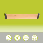 Wooden Garden Bed Edging 125cm straight