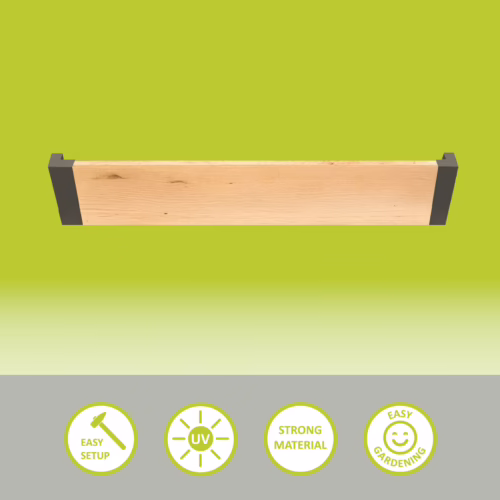 Beeteinfassung Holz 125cm gerade