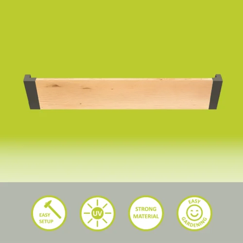 Beeteinfassung Holz 125cm gerade