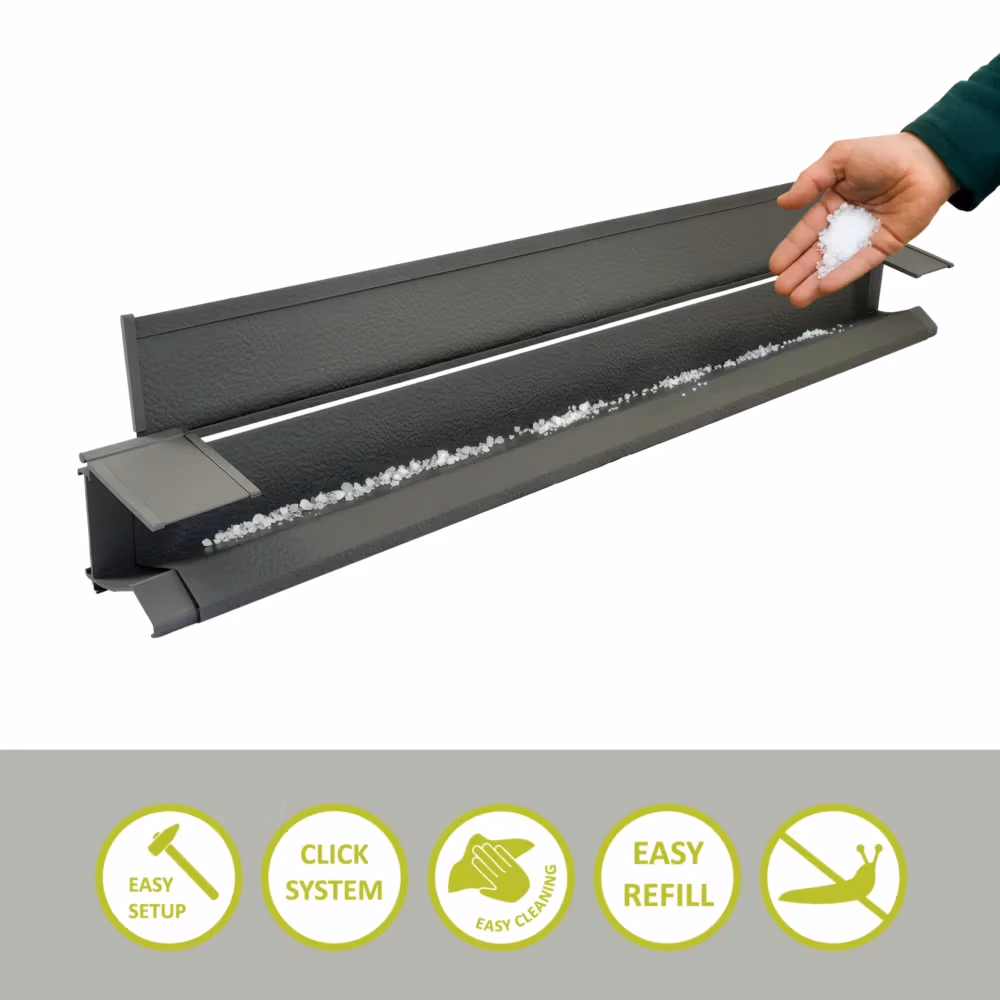 Schneckenzaun Hochbeet 150cm gerade – Bild 2