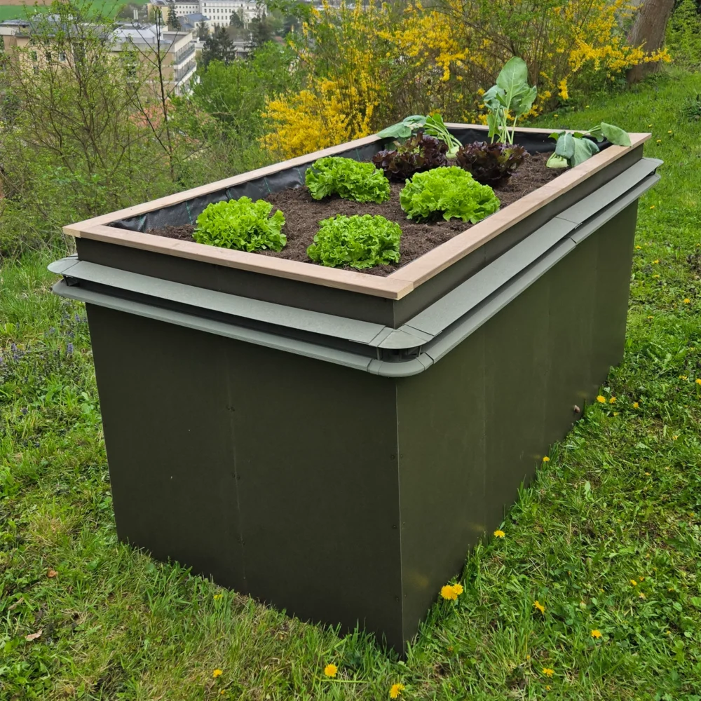 Schneckenzaun Hochbeet 25cm gerade – Bild 6