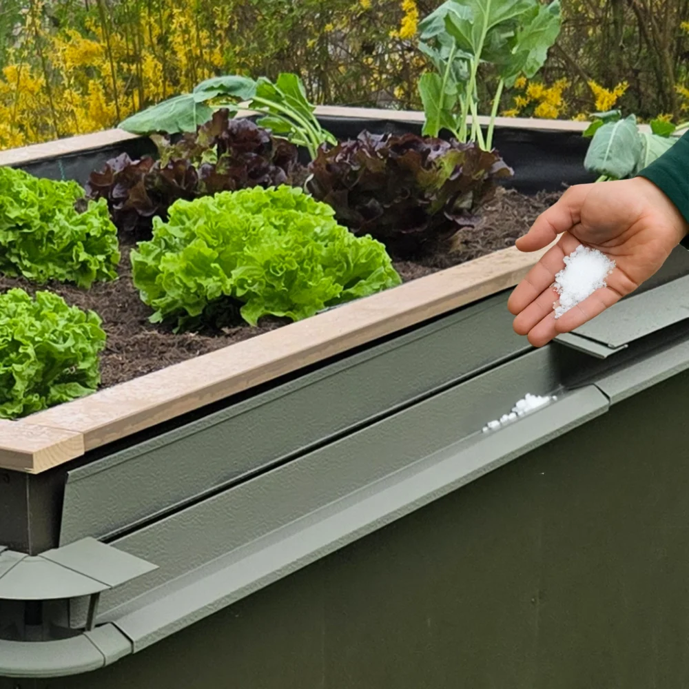 Schneckenzaun Hochbeet 50cm gerade – Bild 5