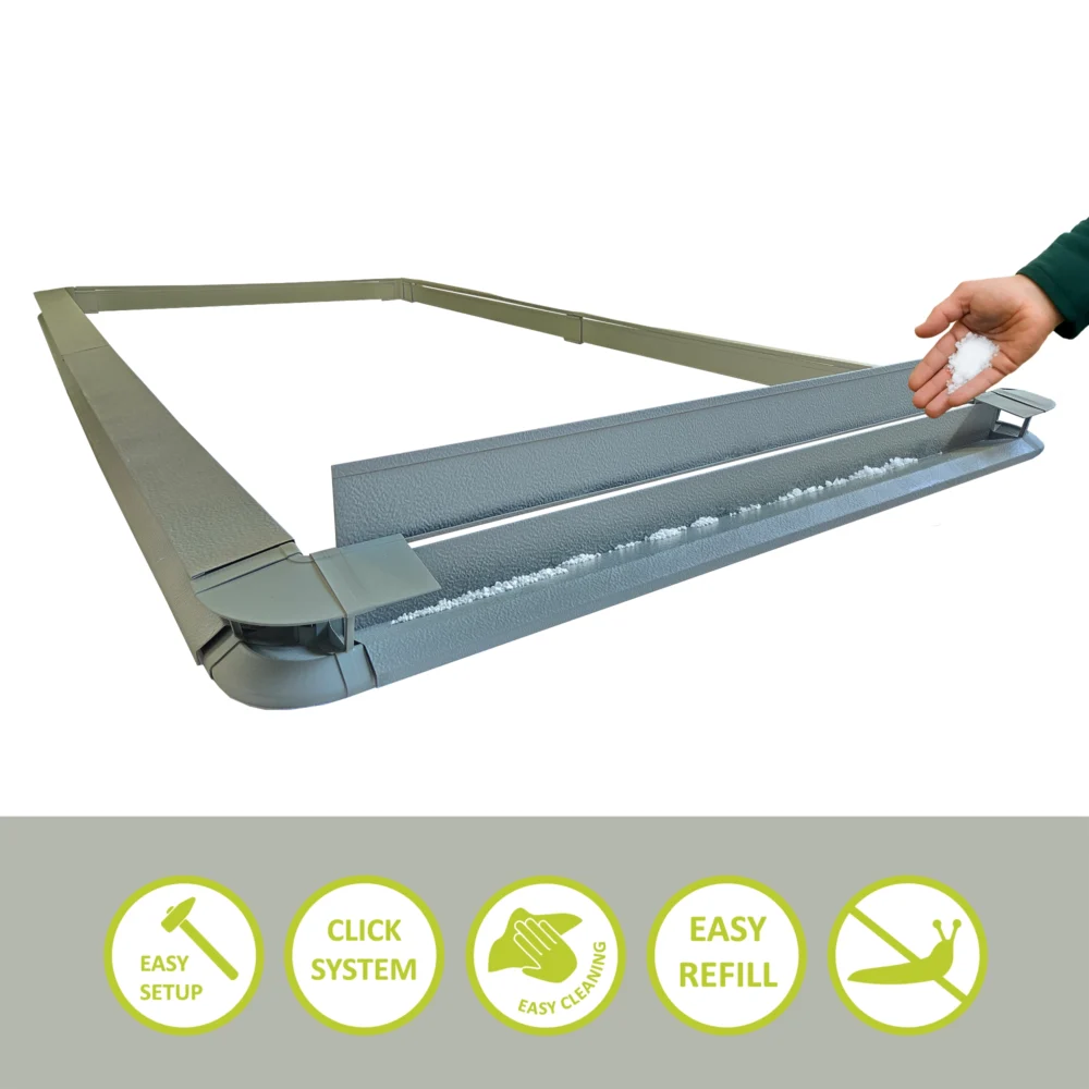 Schneckenzaun Hochbeet Einfassung 250x300cm – Bild 2